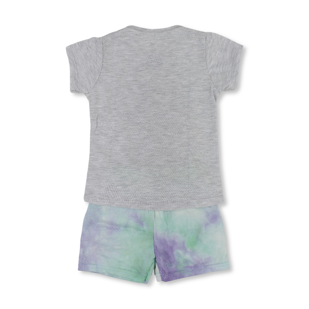 Baby Girls Cotton Pajama – with 4 Bear Print