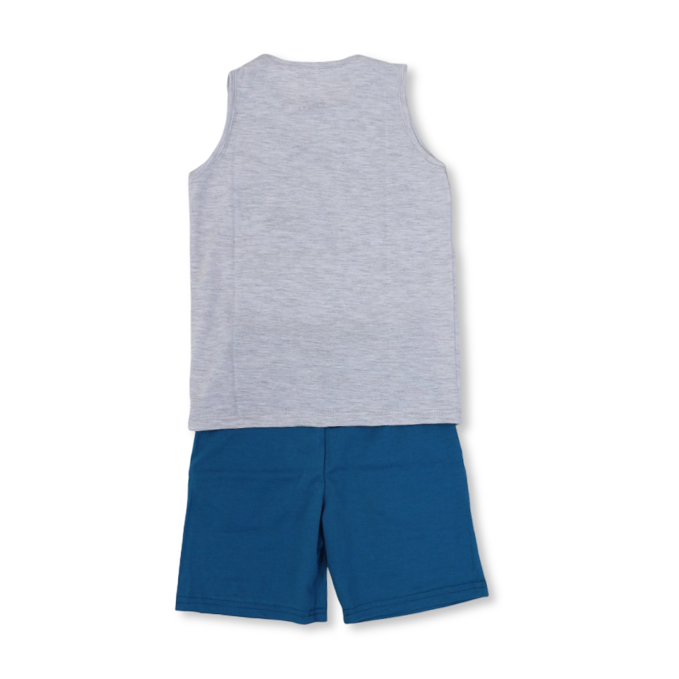 Boys Cotton Sleeveless Pajama – "Here Comes the Sun" Print