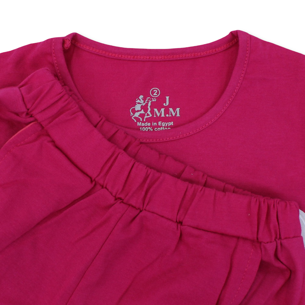 Girls Cotton Pajama – with Barbie Print