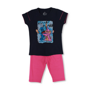 Girls Cotton Pajama – with Stitch Hakuna Matata Print