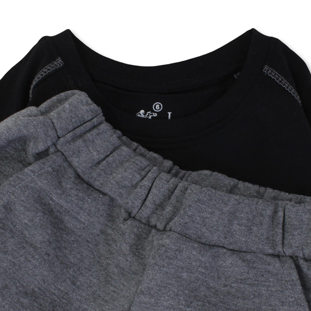 Boy Cotton Pajama "Ready Set Goal" Print