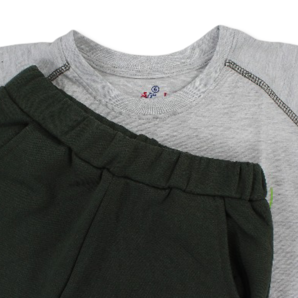 Boy Cotton Pajama "Ready Set Goal" Print