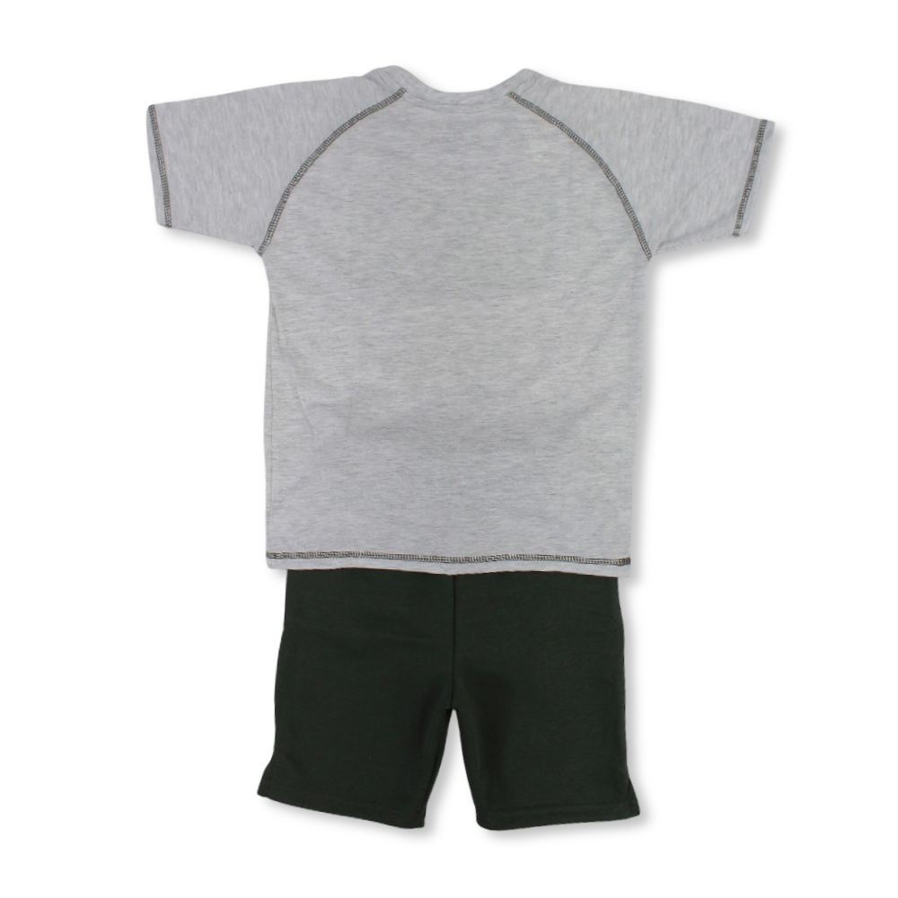 Boy Cotton Pajama "Ready Set Goal" Print