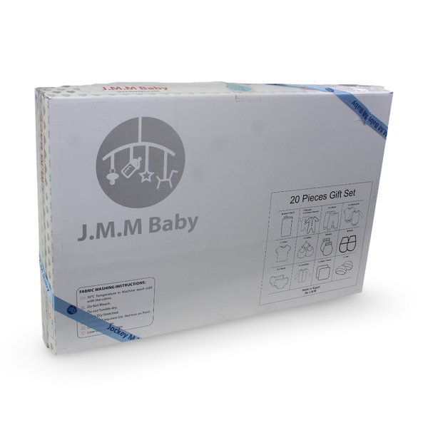 Baby Boys Cotton Gift Clothes Box – 20 Pcs (3-6m)