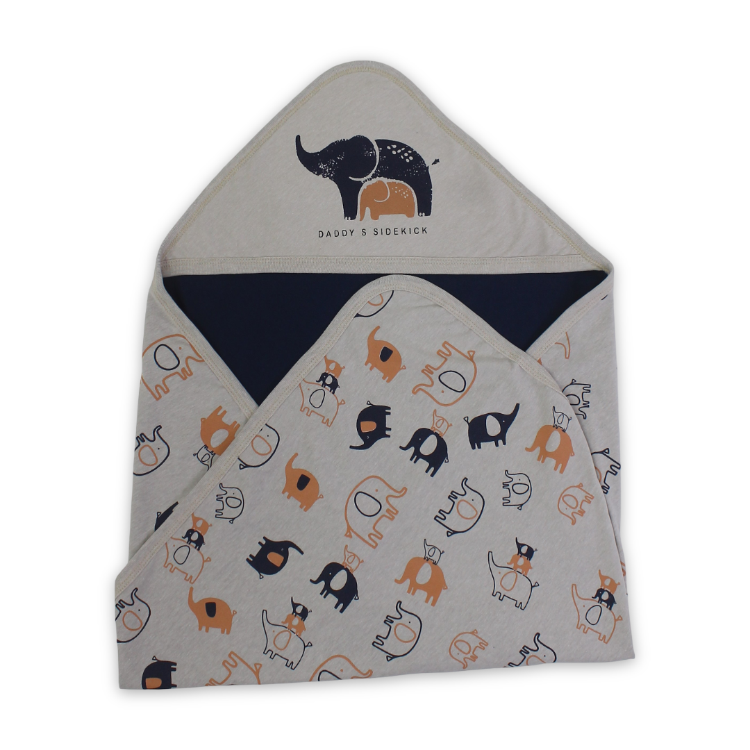 Cotton Baby Blanket – Elephant Print
