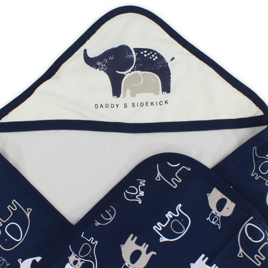 Cotton Baby Blanket – Elephant Print