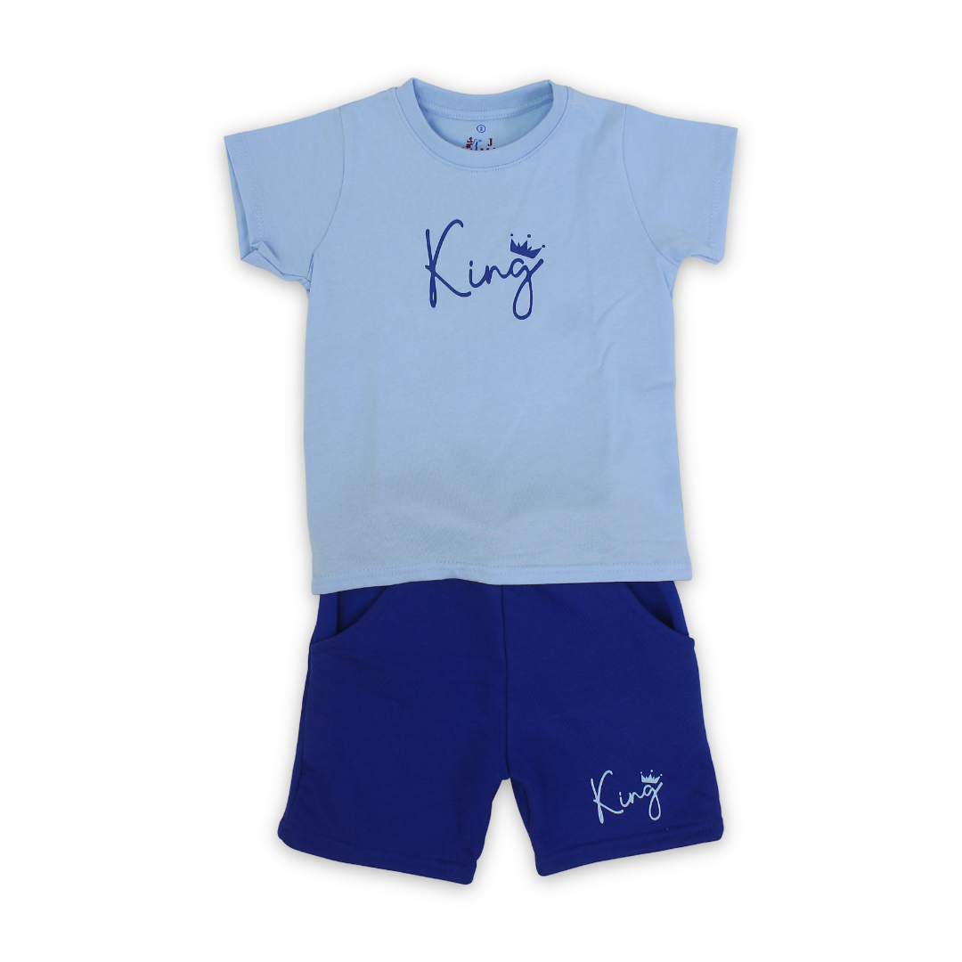 Boys Cotton Pajama – "King" Print - Clothing - JOKY
