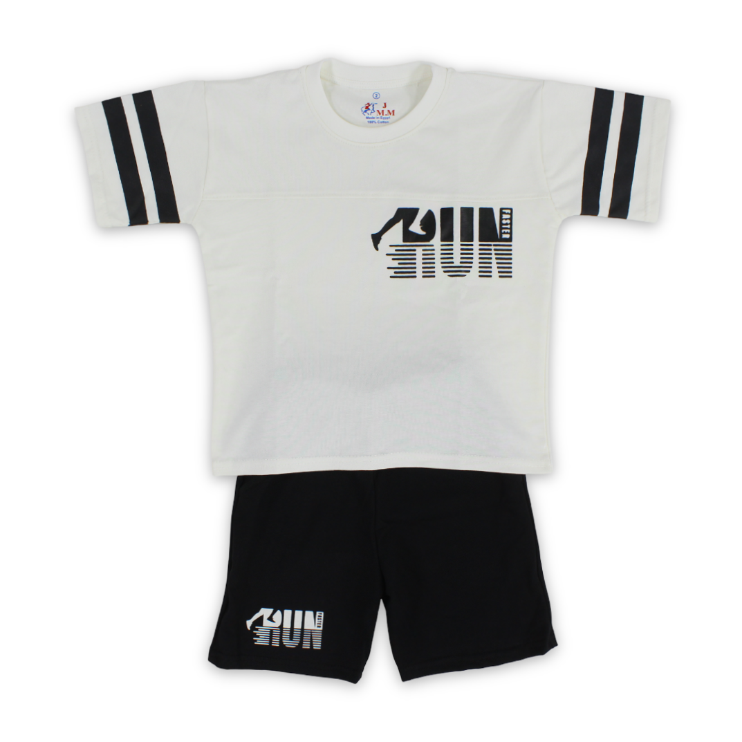 Boys Cotton Pajama – "Run" Print - Clothing - JOKY