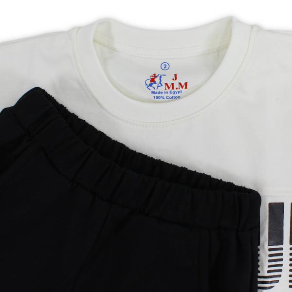 Boys Cotton Pajama – "Run" Print