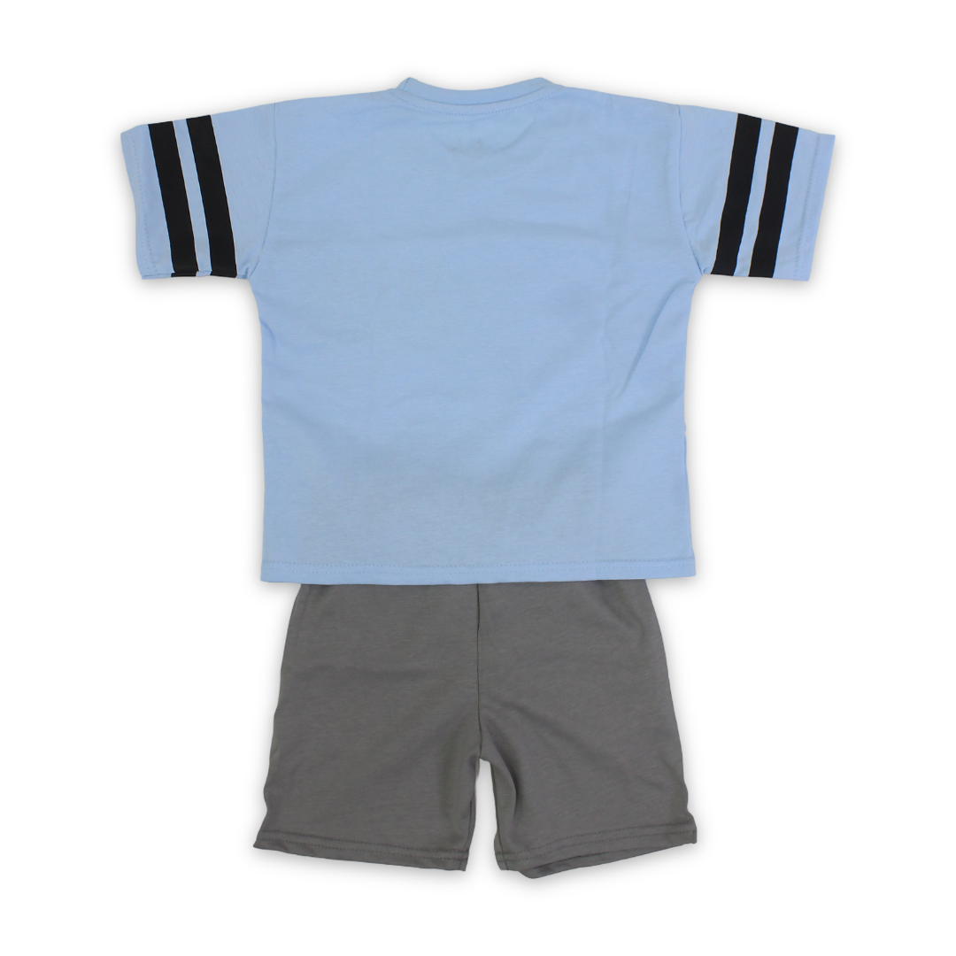 Boys Cotton Pajama – "Run" Print