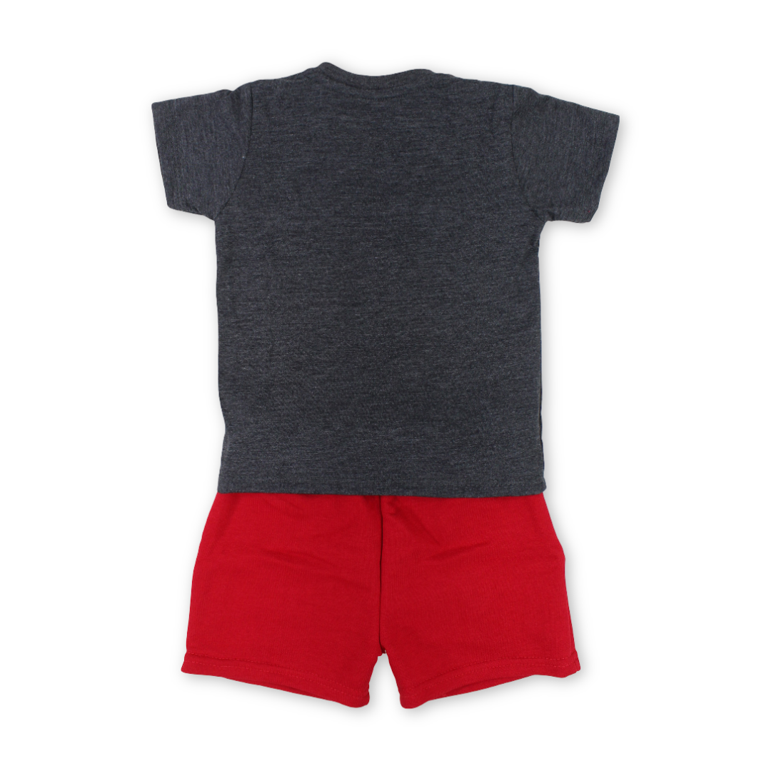 Baby Boys Cotton Pajama with "Bear" Print