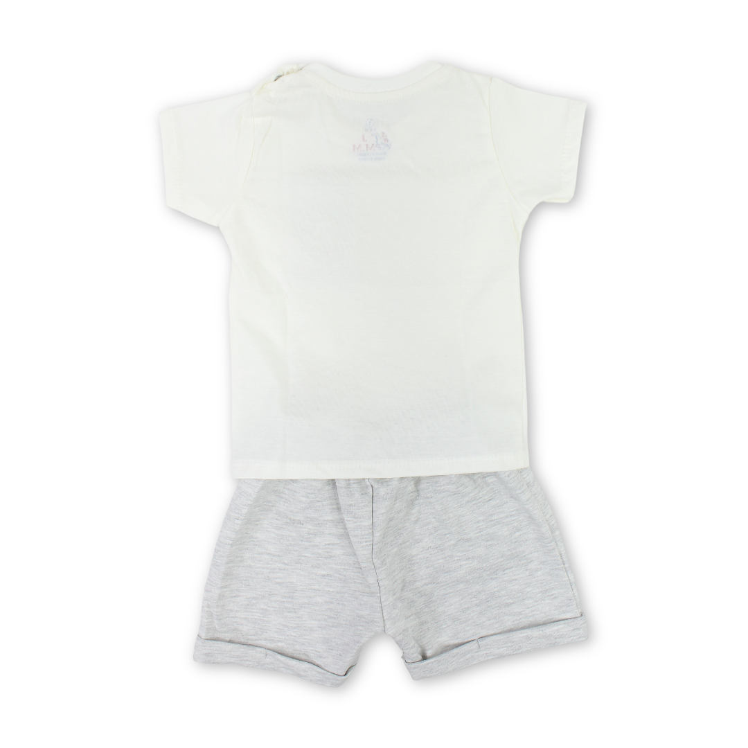 Baby Boys Cotton Pajama – with "Let’s Go Dog" Print