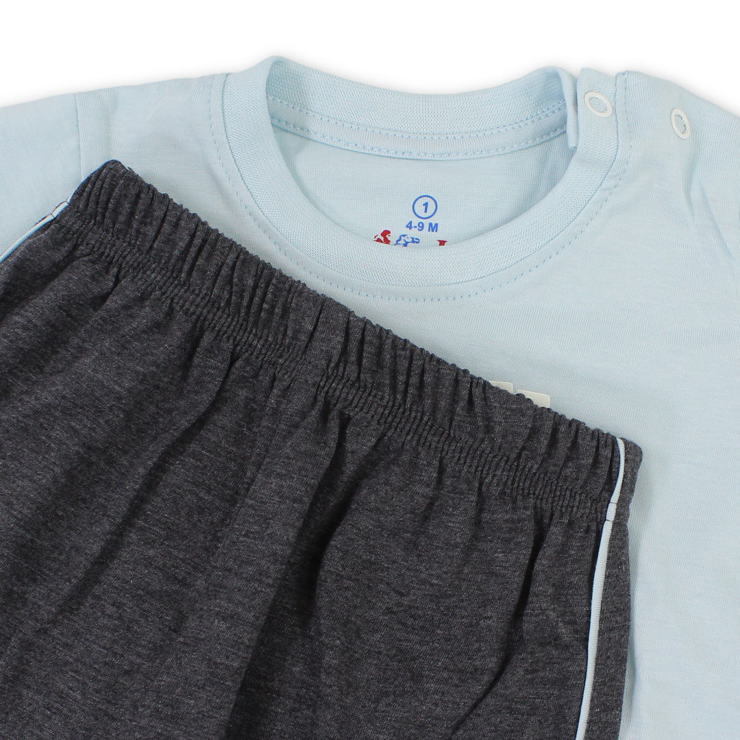 Baby Boys Cotton Pajama – with Koala "Chill Master" Print