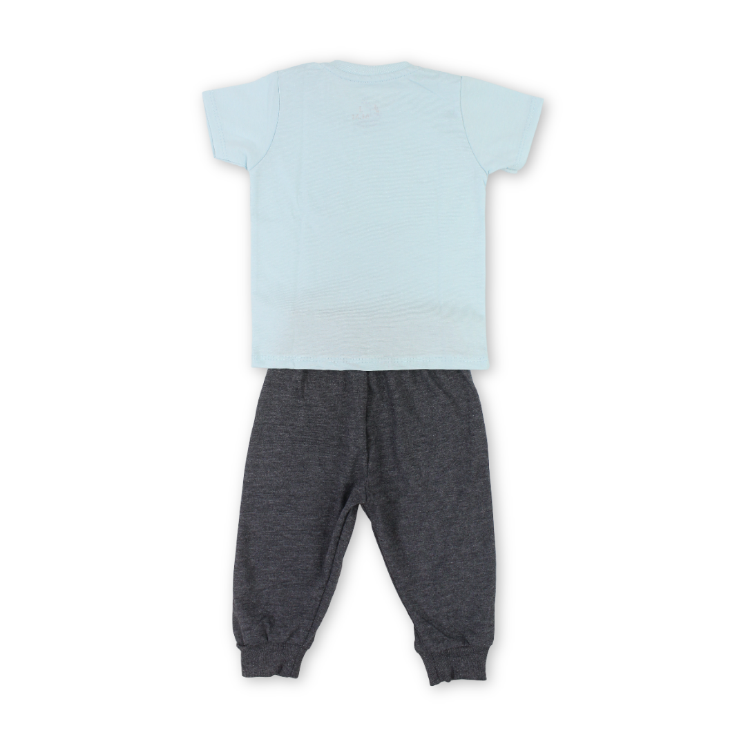 Baby Boys Cotton Pajama – with Koala "Chill Master" Print