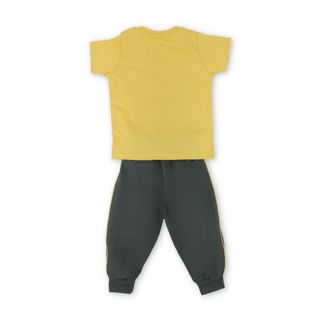 Baby Boys Cotton Pajama – with Koala "Chill Master" Print