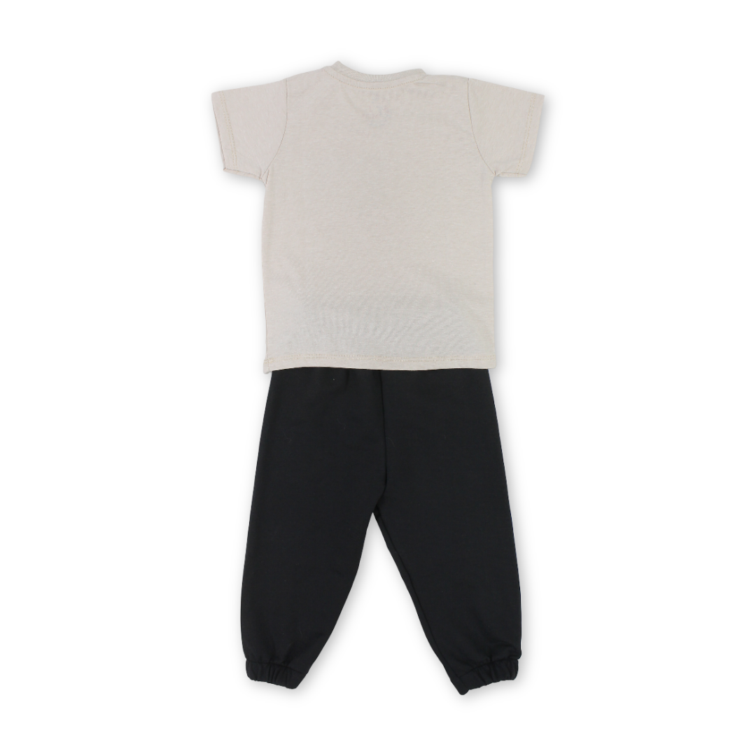 Baby Boys Cotton Pajama – with Bear Print