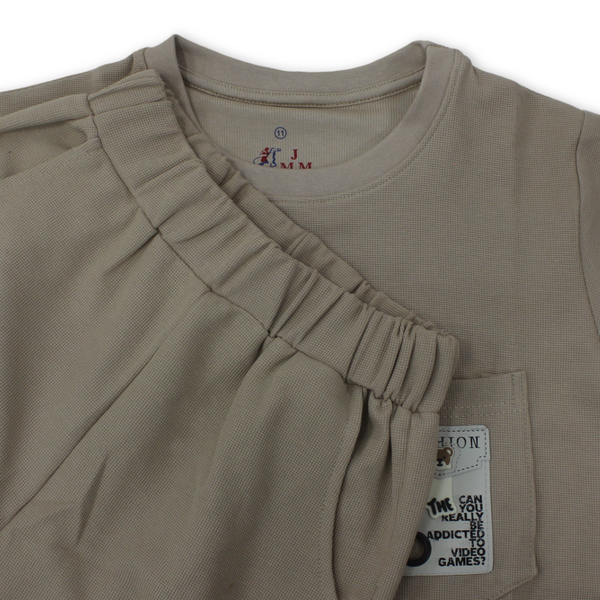 Boys Cotton Pajama –  "On & Off" Print