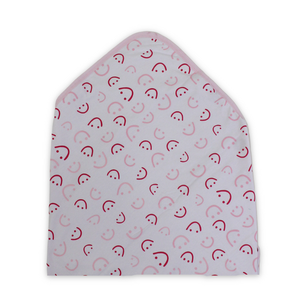 Cotton Baby Blanket – Smile Face Print