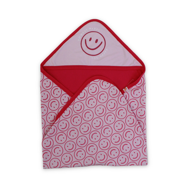 Cotton Baby Blanket – Smile Face Print