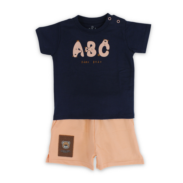 Baby Boys Cotton Pajama – "ABC Bear" Print