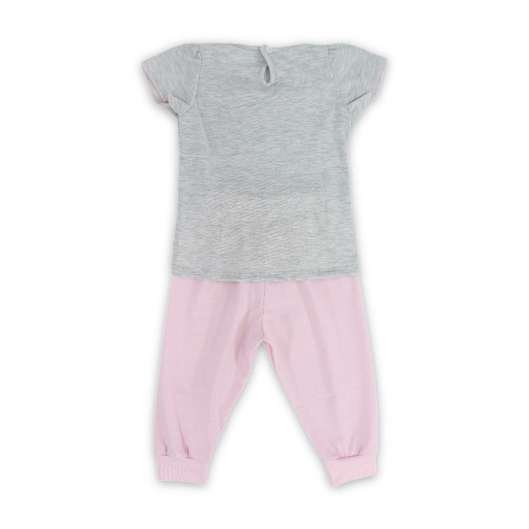 Baby Girls Cotton Pajama – “Friends“ Print