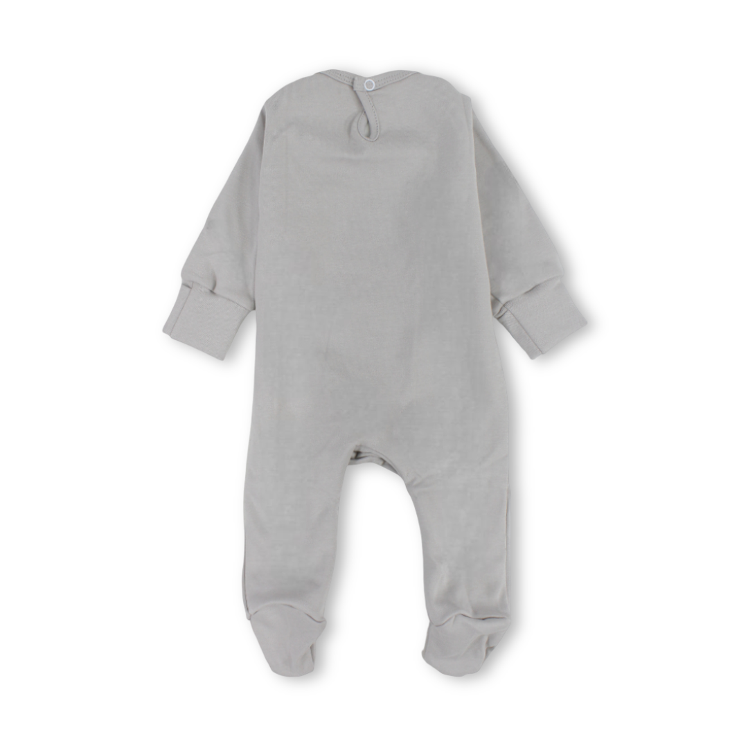 Unisex Baby Cotton Baby Footie – "Coffee" Print