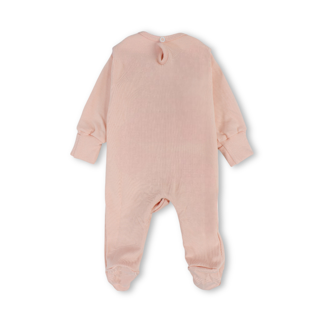Unisex Baby Cotton Baby Footie – "Coffee" Print