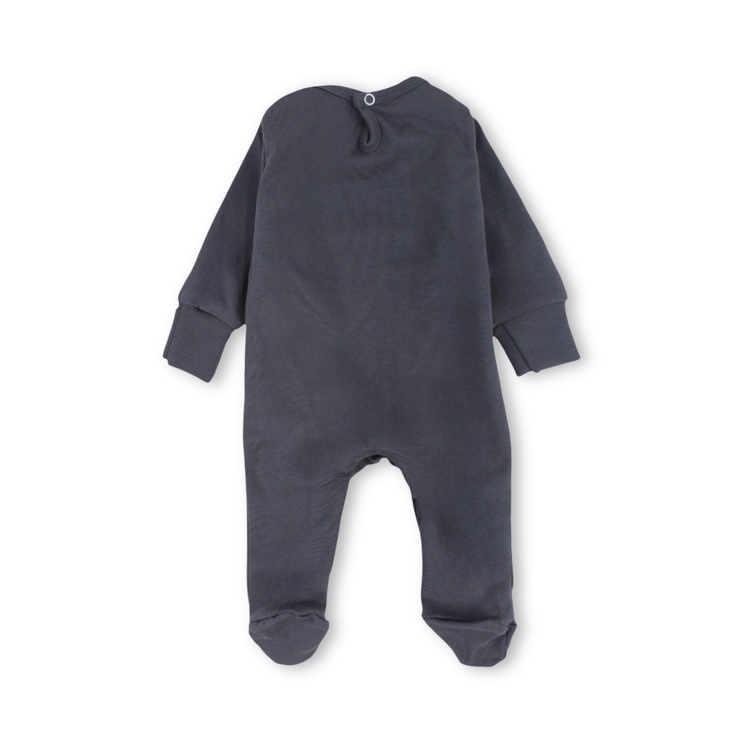 Unisex Baby Cotton Baby Footie – "To Mom To Dad" Print