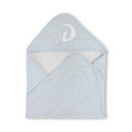 Cotton Baby Blanket – Baby Blue with Stars Print