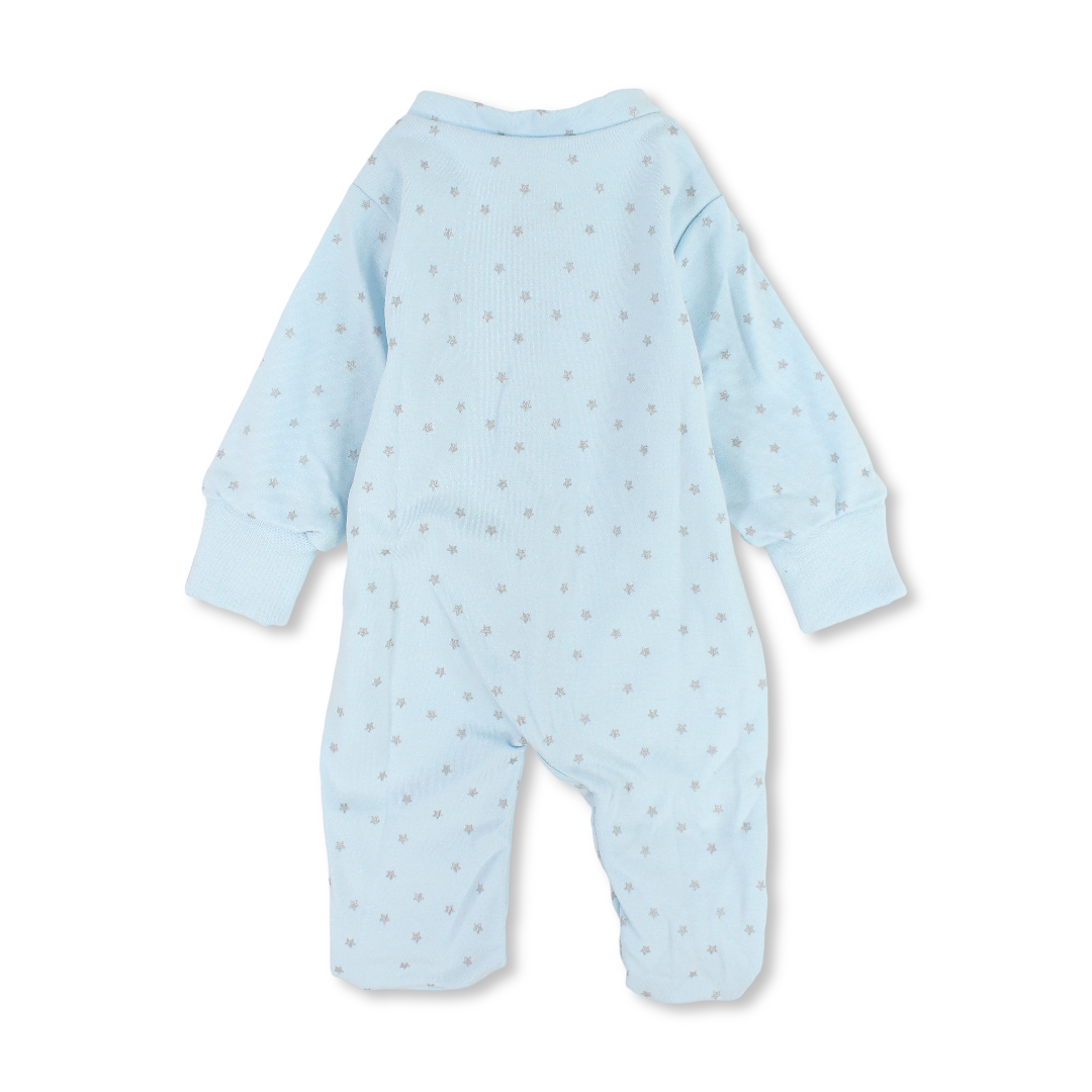 Cotton Baby Footie with "Prince" Print