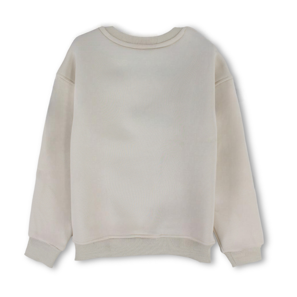 Girls Cotton Sweatshirt – Coconut Print