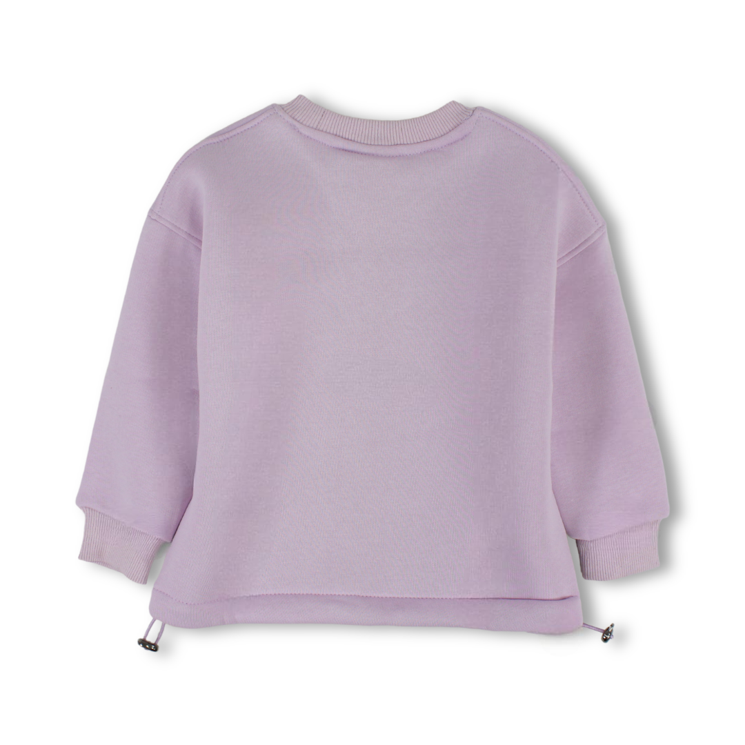 Girls Cotton Sweatshirt – ”Treat People With Kindness” Design