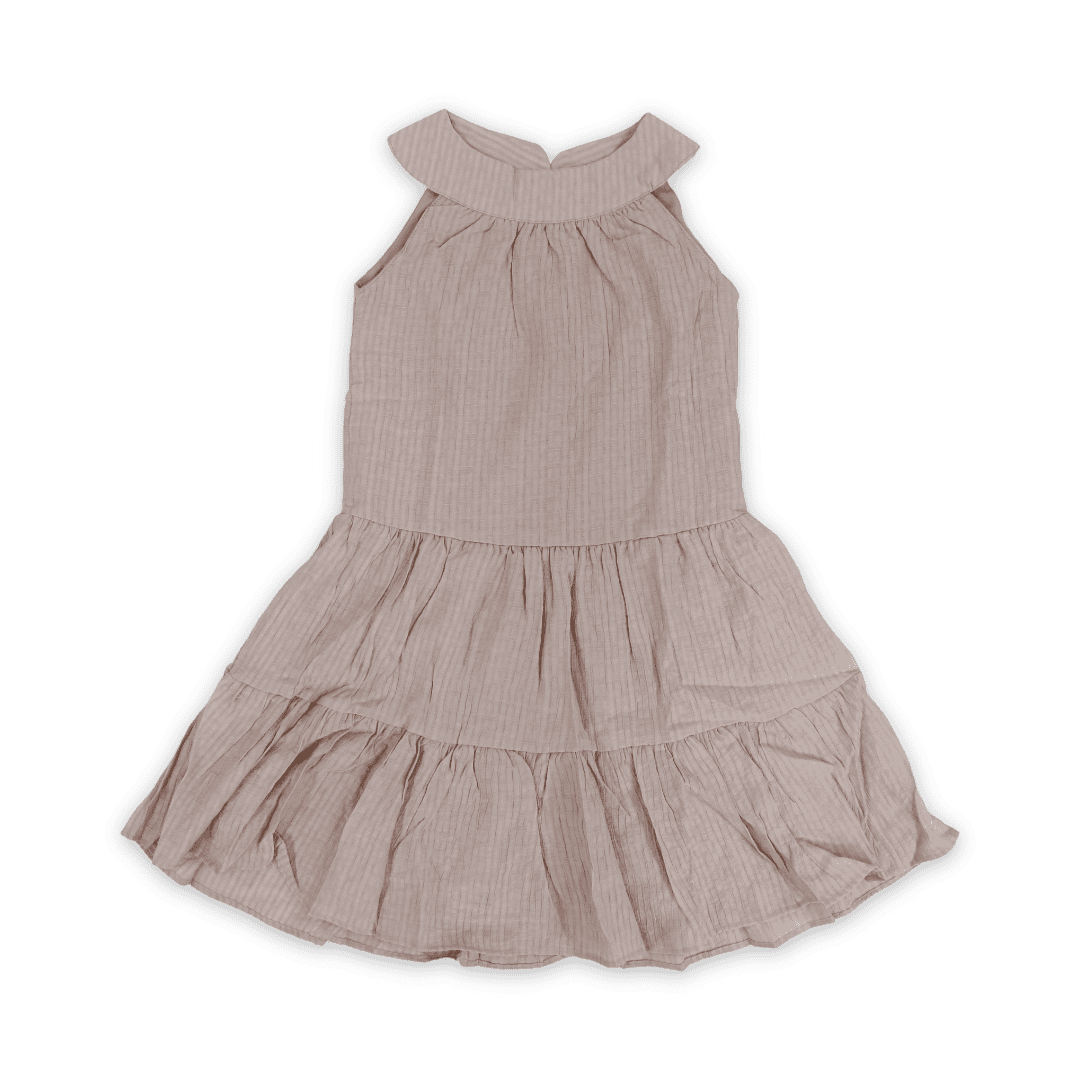 Girls Cotton Sleeveless Dress – Dusty Pink - Clothing - Coconut