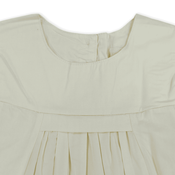 Girls Cotton Sleeveless Dress – Yellow