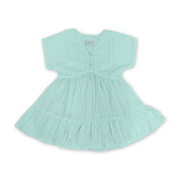 Girls Cotton Dress – Mint