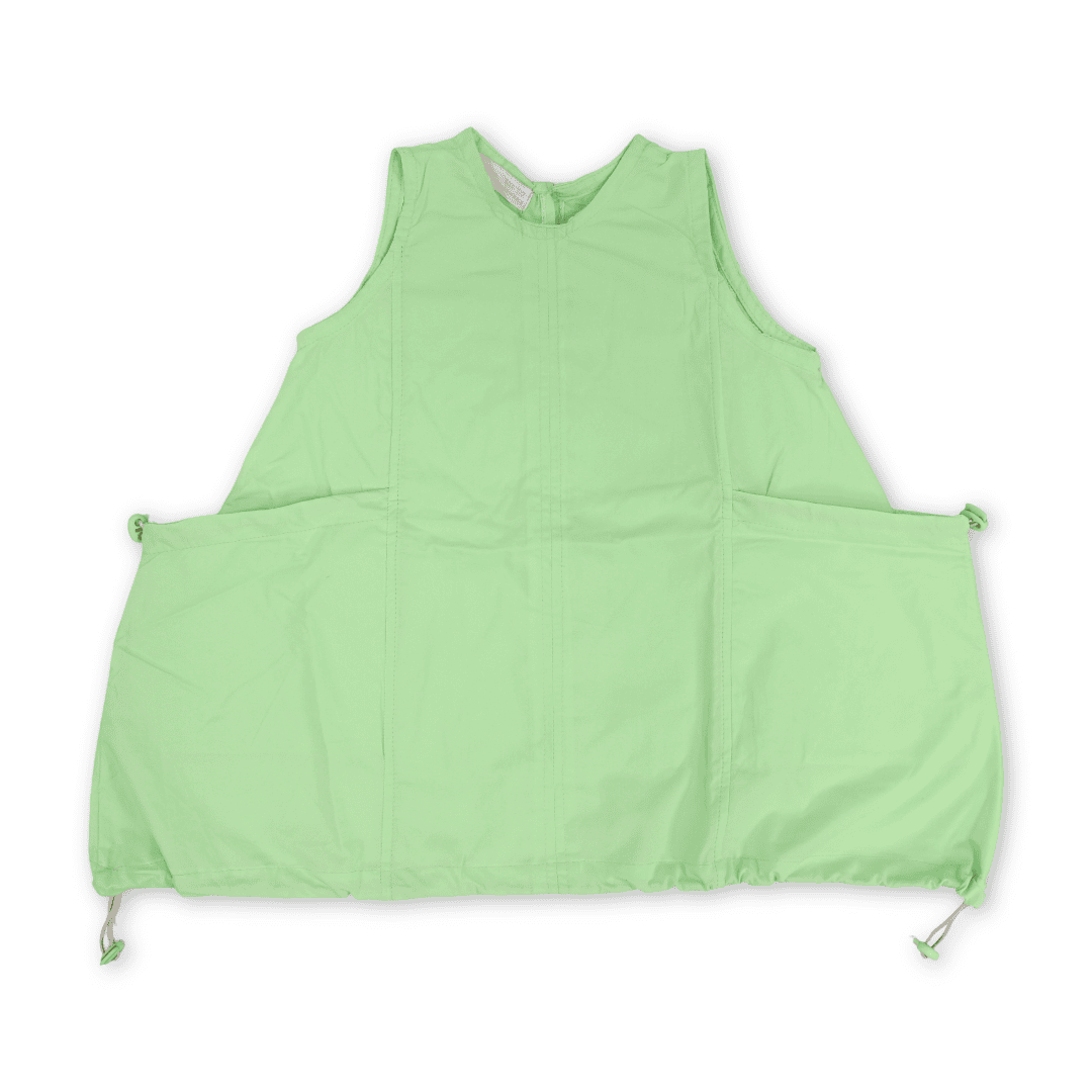 Baby Girls Cotton Sleeveless Dress – Green - Clothing - Coconut