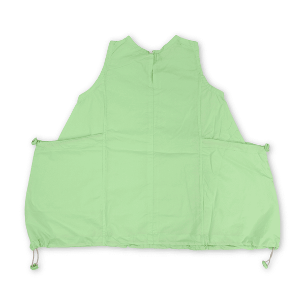 Baby Girls Cotton Sleeveless Dress – Green