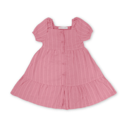 Girls Cotton Dress – Pink