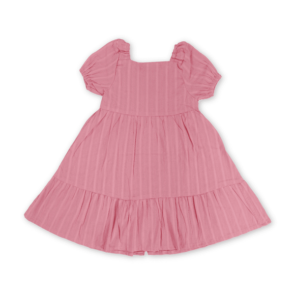 Girls Cotton Dress – Pink