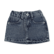 Baby Girls Cotton Denim Skirt – Dark Blue