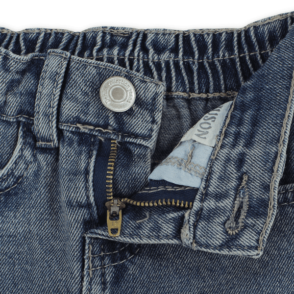 Baby Girls Cotton Denim Skirt – Dark Blue