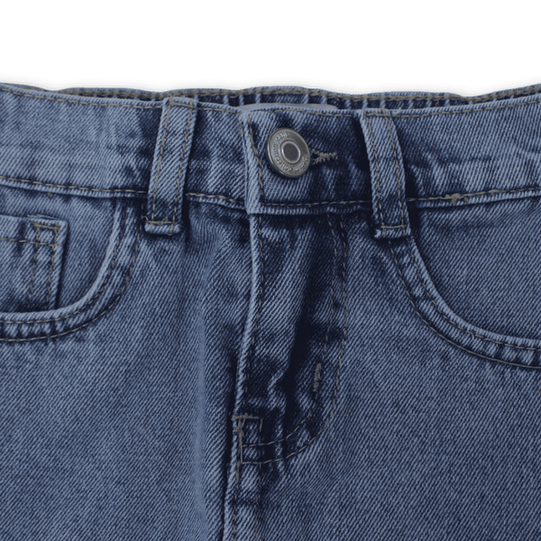 Girls Cotton Denim Skirt – Light Blue