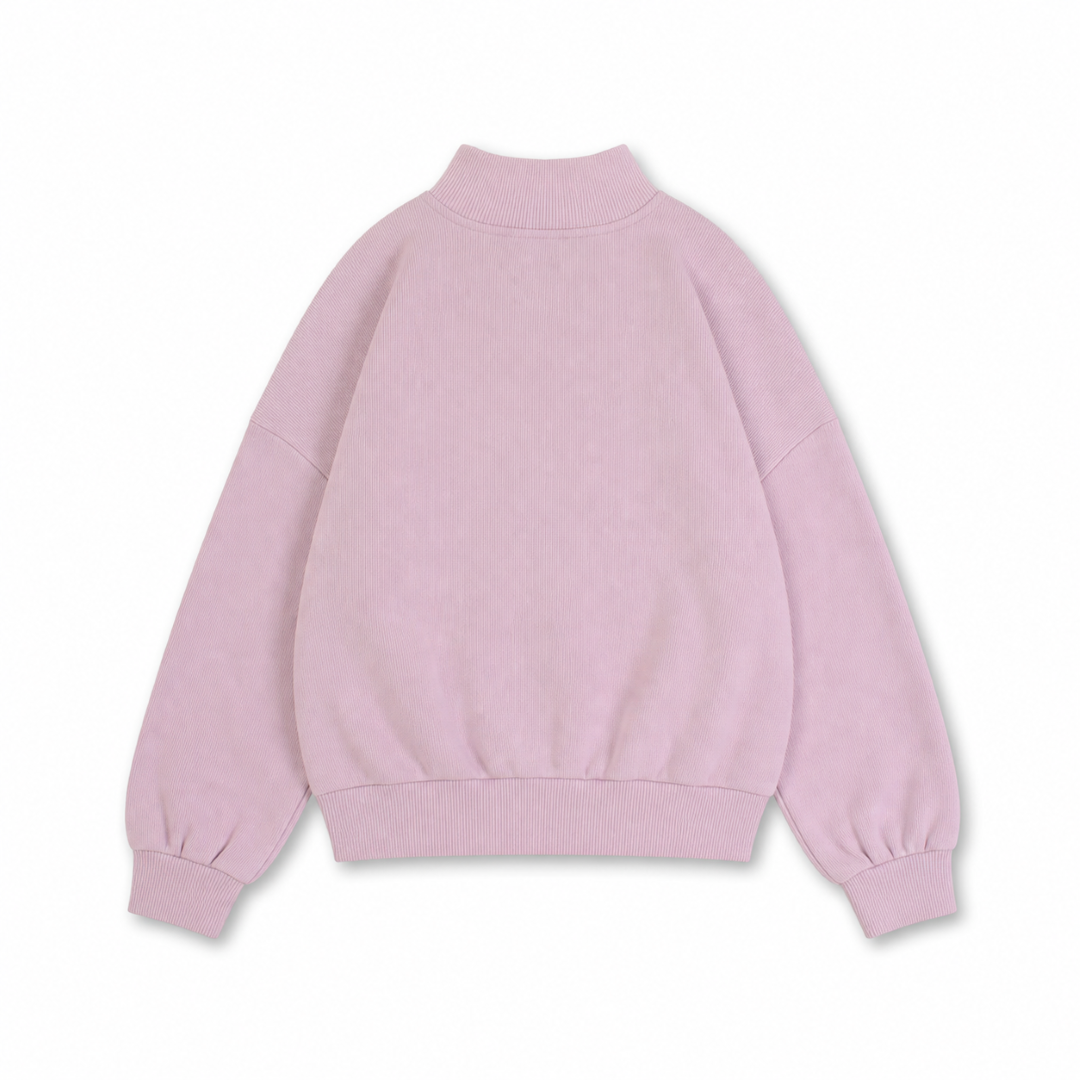 Girls Cotton Sweatshirt "Best Girl" Embroidery