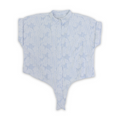 Girls Cotton Blouse – Baby Blue