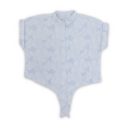 Girls Cotton Blouse – Baby Blue