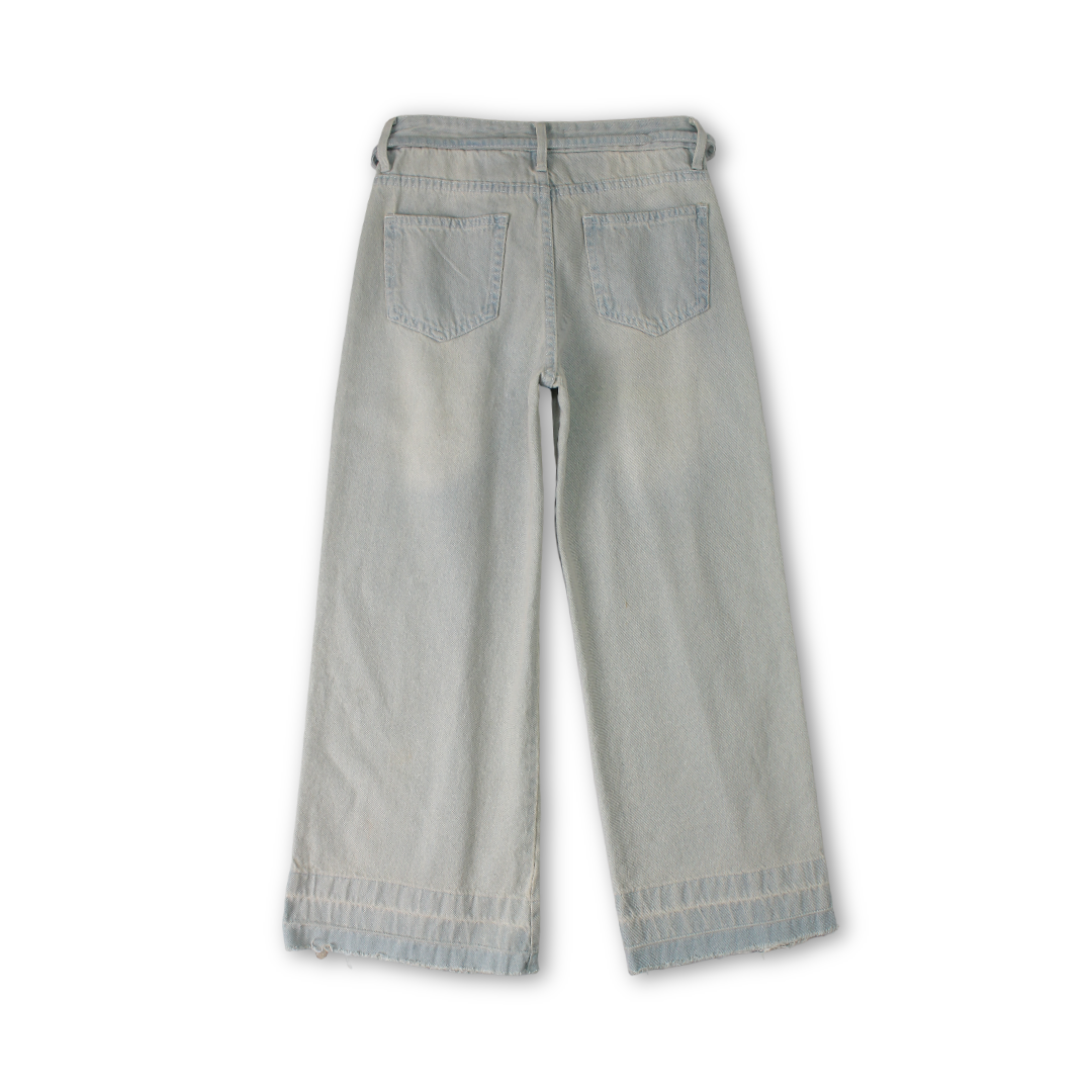Girls Denim Pants – Light Blue