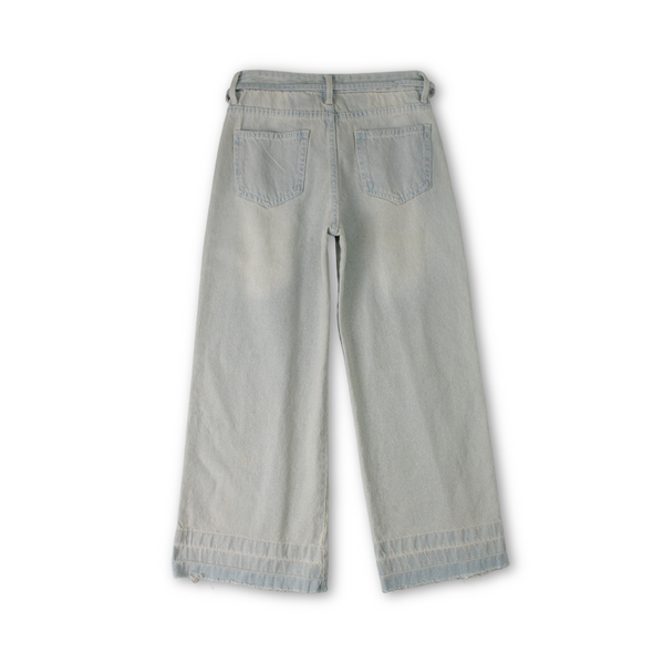 Girls Denim Pants – Light Blue