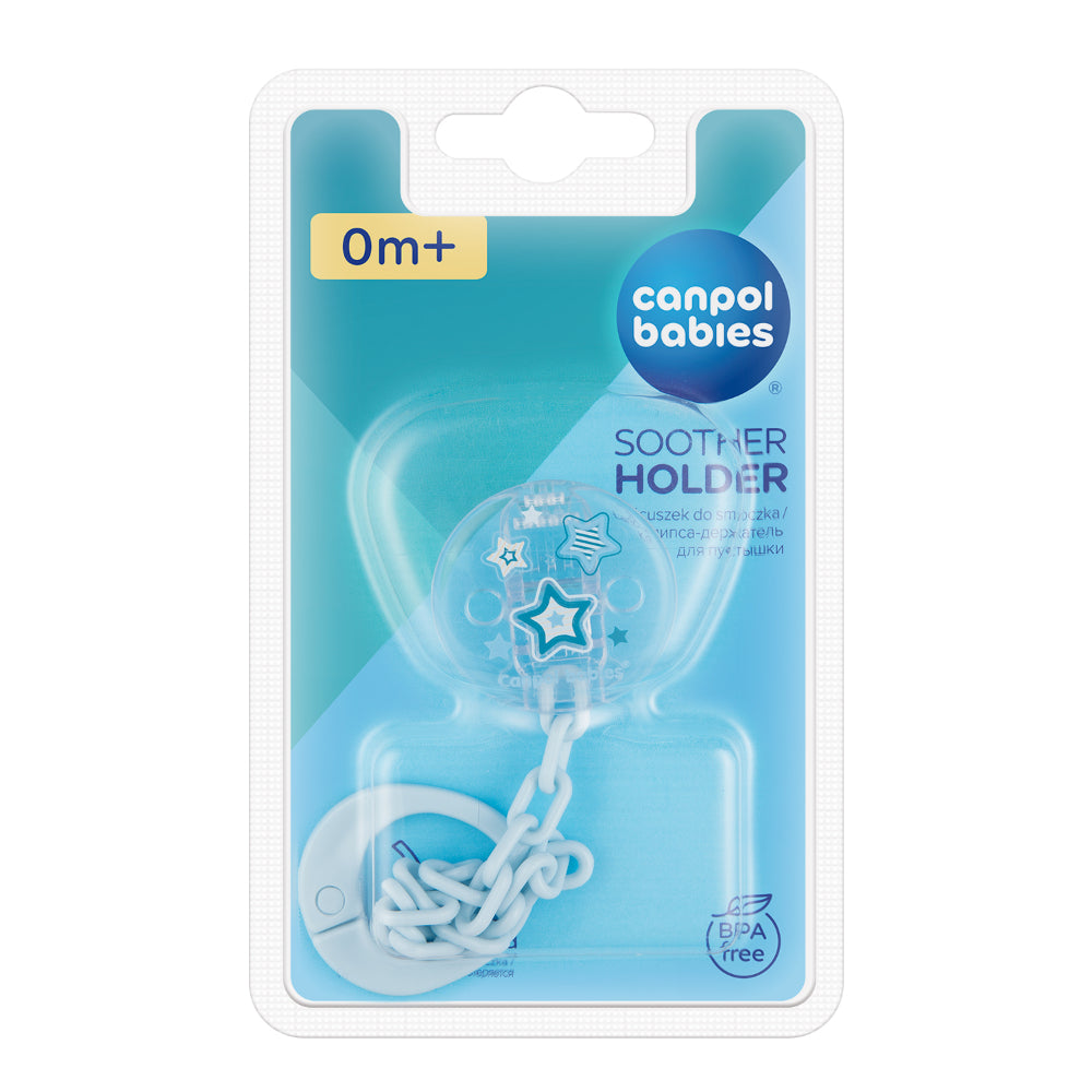 Canpol Babies Soother Holder 0m+ – Blue