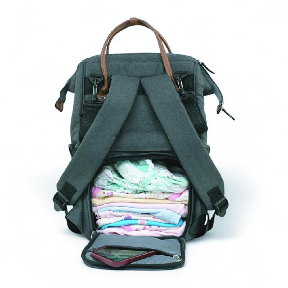 Petit Bebe Premium Max Mommy Bag – Grey