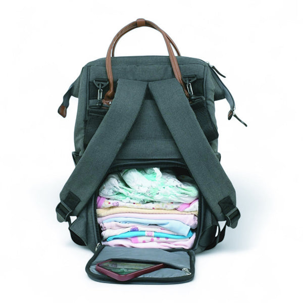 Petit Bebe Premium Max Mommy Bag – Grey